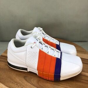 Jordan Team Elite ID White Orange Purple Clemson Basketball Shoes Mens Size 11